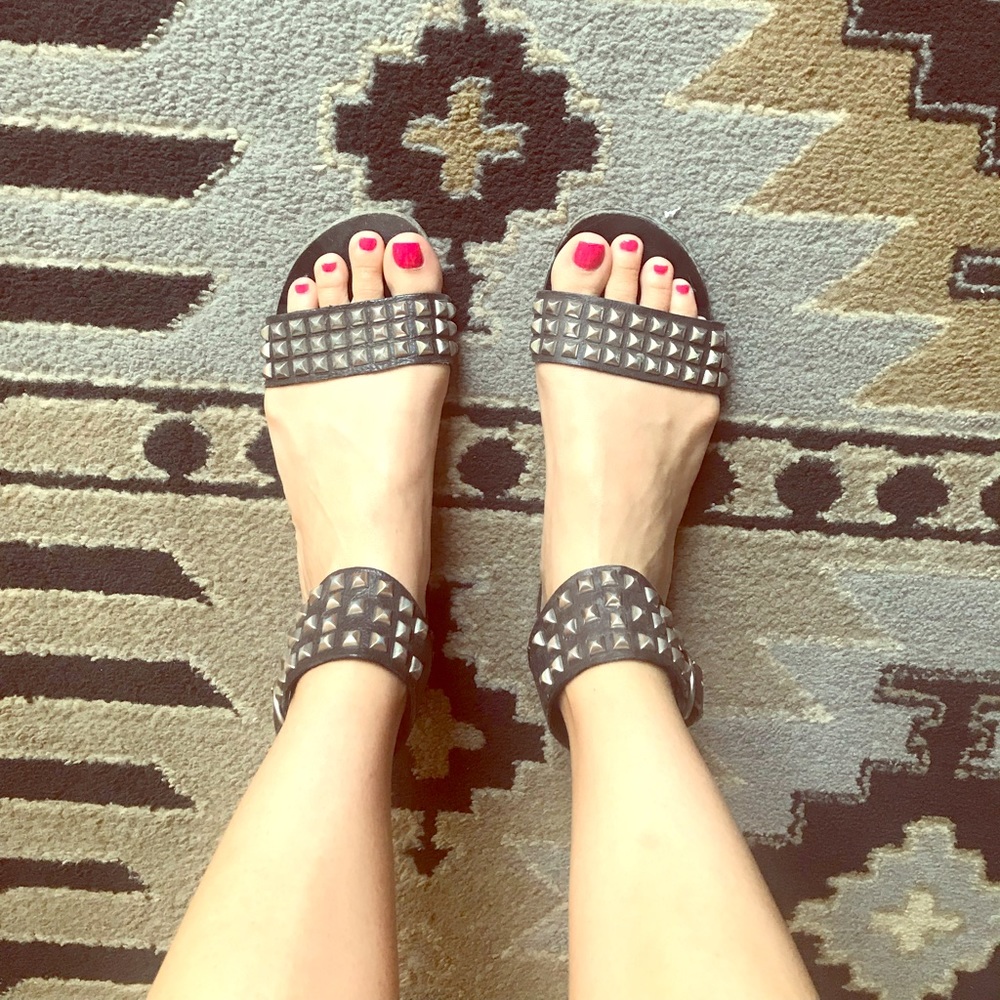 Ash Studded ankle sandals